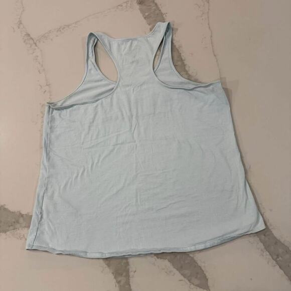 Patagonia Pastel P-6 Logo Racerback Organic Tank Top Women's Medium Light Blue - Picture 7 of 8